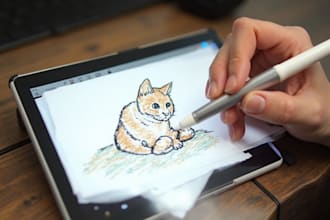 make amazing coloring book page for children and adult