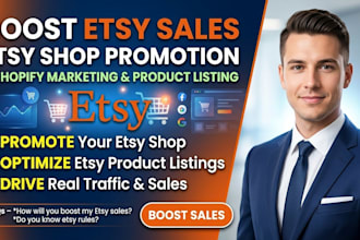 promote your etsy store, redbubble, depop, vinted store to your target audience