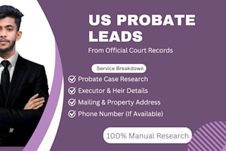 collect US probate leads with contact details