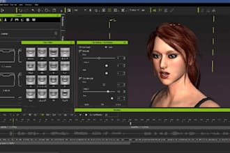 daz 3d character rig,full body rig,52 morph poses, rigging for reallusion iclone
