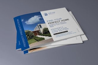 design brochures for real estate agents and advisors