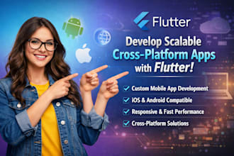 develop scalable cross platform apps using flutter