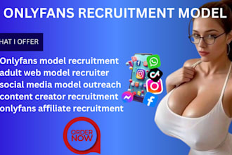 do onlyfans models recruitment instagram influencer recruitment adult creators