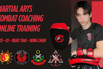 coach you in martial arts, self defense, and combat sports