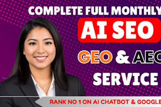 do monthly website local ai SEO aeo GEO off page and link building