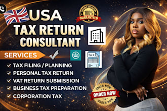 prepare efile usa tax returns us tax filing 1040 1065 1120 tax preparation cpa