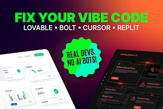debug your lovable, bolt, replit vibe coded project