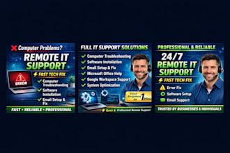 provide remote IT support, troubleshooting, and system fixes