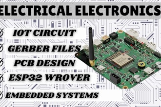 design esp32 wrover circuits and provide fabrication ready pcb files