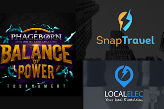 create construction, roofing, plumbing, electrician or cleaning logo