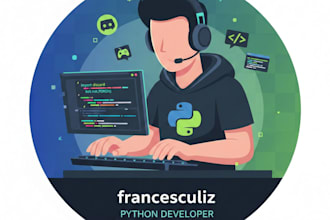 develop a custom python script for automation or discord bot