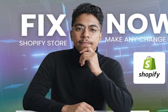 do shopify fixes, modifications and speed optimization