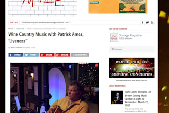 publish your music news release in a popular blog