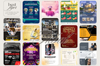 create an attractive flyer for your event ,business