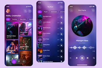 build ai music generator app, ai beat maker app, ai dj music app