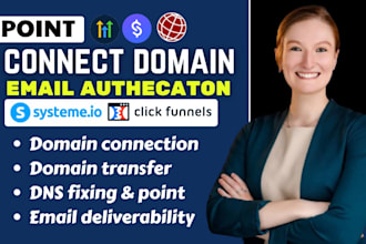 fix, connect domain dns or subdomain to web and email issues