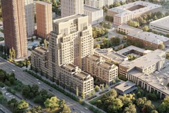conceptualize multifamily houses,mixed use building,urban design,condo apartment
