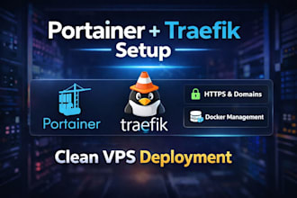 setup portainer and traefik on your vps with https