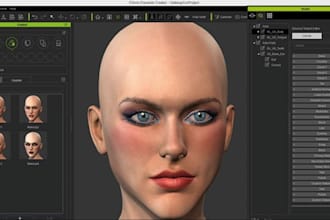 rig daz 3d character for iclone full body rig and 52 morphs reallusion iclone