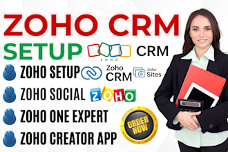 zoho setup zoho creator app zoho one expert zoho social zoho bookings automation