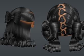 roblox ugc, roblox gfx, roblox scalp hair, roblox outfit and accessories