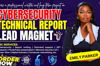 write cybersecurity ebook, do cybersecurity technical report, lead magnet