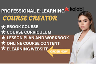 create online course creation course content course development training manual