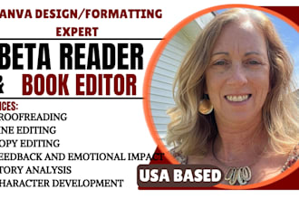 beta read, proofread, format your fiction book, kindle ebook, canva book design