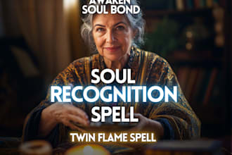 cast soul recognition spell, twin flame energy, awaken spiritual love