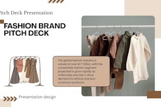 create a technical fashion brand deck for manufacturing and partner alignment