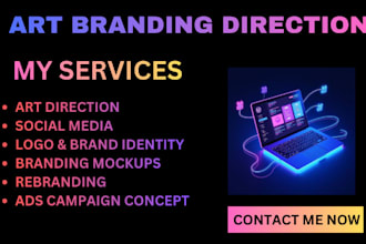 expert art direction branding kit and visual identity for your brand identity