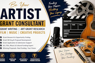 be your artist grant consultant grant writing art grant research and film music