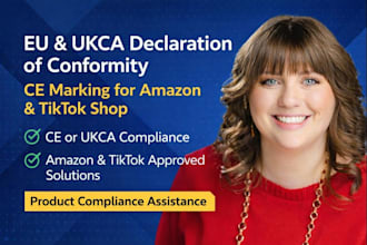 create eu and ukca declaration of conformity, ce marking for tiktok shop, amazon