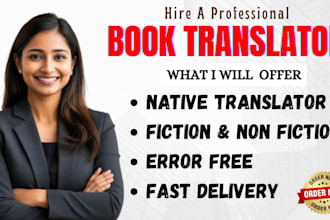 professionally translate your german fiction and non fiction book text