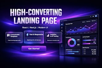 build a high converting landing page for your startup