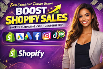 do shopify marketing SEO and shopify dropshipping promotion to boost store sales