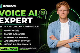 do ghl voice ai setup and optimization, ghl chatbot setup, and ghl automation