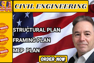 full permit set,structural permit,mep plan,framing plan and full blueprint