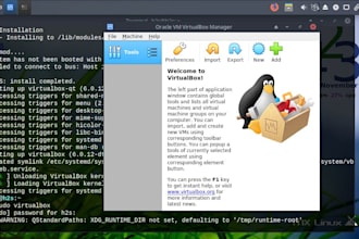 installing linux in virtualbox completely
