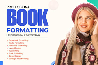 book formatting for amazon kdp, layout design, kindle paperback formatting