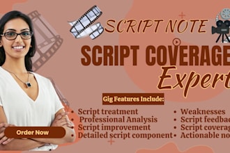 rewrite movie script film editing screenplay treatment script coverage analysis