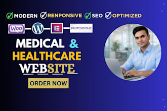 design a professional medical, healthcare or clinic website