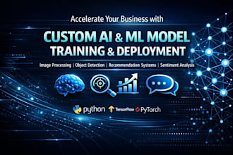 train and deploy custom ml models with python and ai