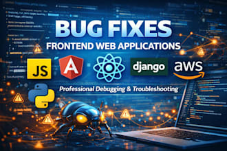 fix frontend bugs and optimize your web application