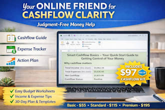 be your supportive online friend and guide you through a simple cashflow system