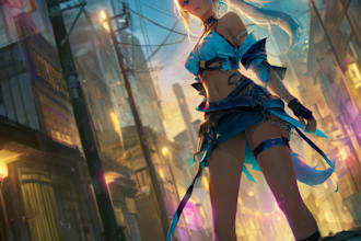 draw beautiful sfw or nsfw anime art illustration
