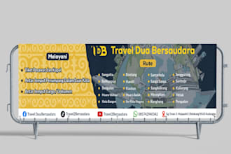 design simple signage banner for your business