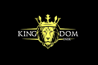 create awesome and gorgeous luxury lion logo design