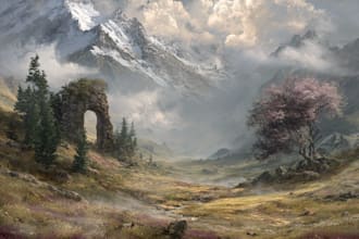 do the landscape illustration or concept art for you