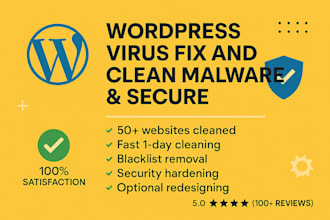 remove wordpress virus and clean malware